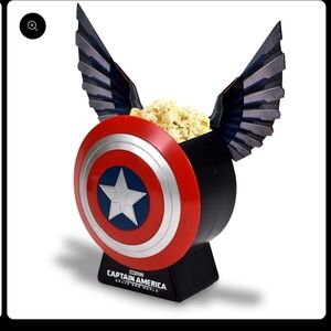 Captain America New World Winged Shield Popcorn Bucket - Limited Edition NWT